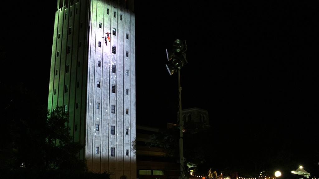 Interactive Projection Mapping Superhero - Ann Arbor Summer Festival - Wildbytes