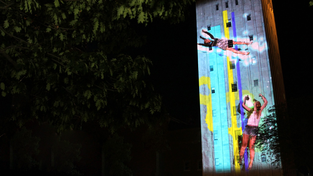 Interactive Projection Mapping Superhero - Ann Arbor Summer Festival - Wildbytes