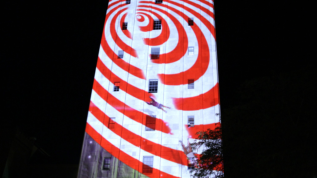 Interactive Projection Mapping Superhero - Ann Arbor Summer Festival - Wildbytes