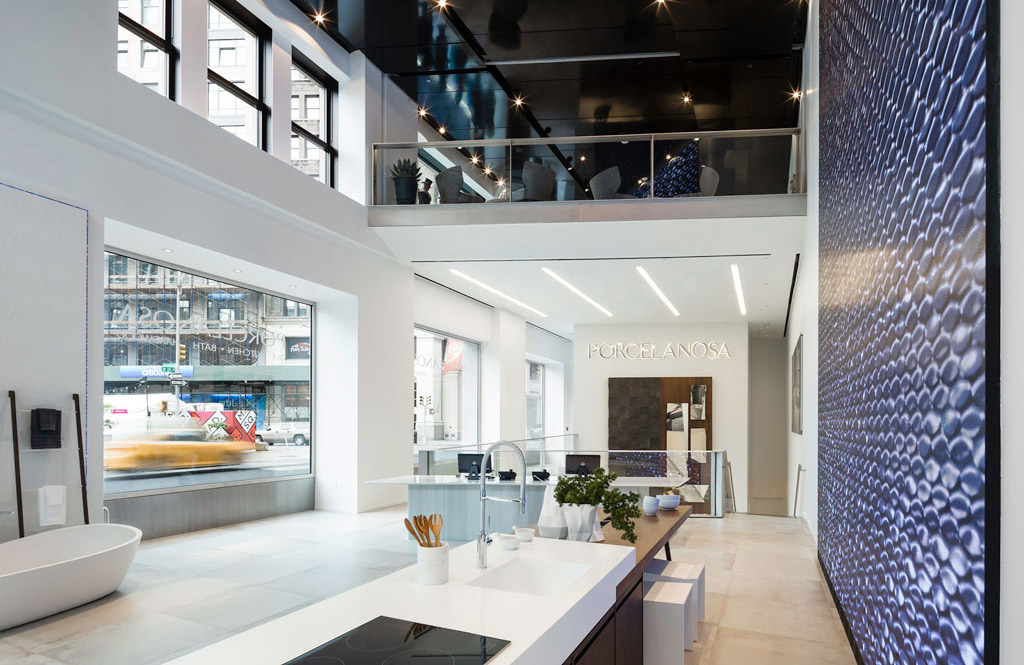 Immersive audiovisual retail experience for Porcelanosa NYC Flagship